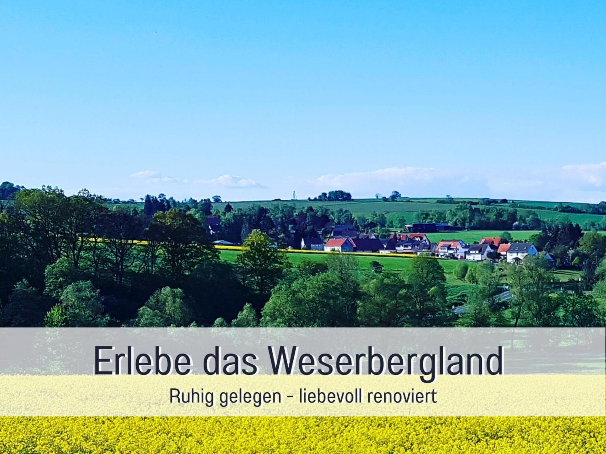 Am Feldrain - Urlaub Mit Hund Im Weserbergland Hannoversch Münden Exterior foto